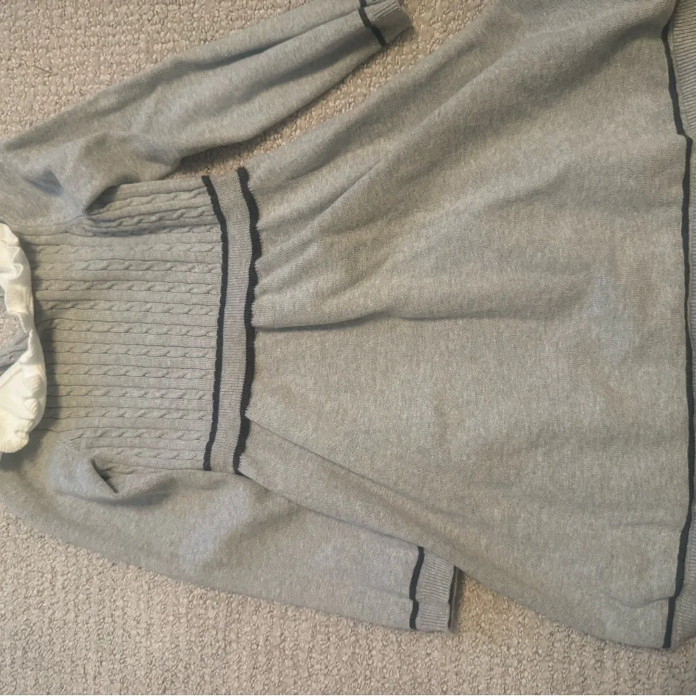 Stylish Gray Kids Casual Dress